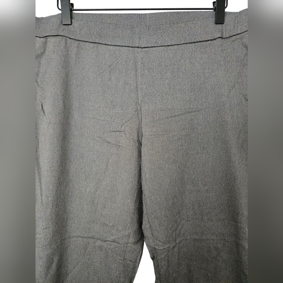Rafaella Gray Stretch Slack Pants Size 16 - Picture 2 of 4
